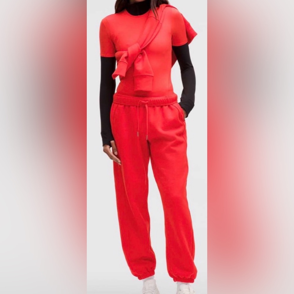 Lululemon Scuba Oversized Jogger*RARE HARD TO FIND COLOR* Hot Heat Size XXXS NWT
